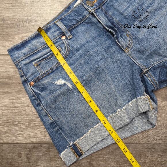 Loft Denim Shorts Size 2 - Picture 6 of 7
